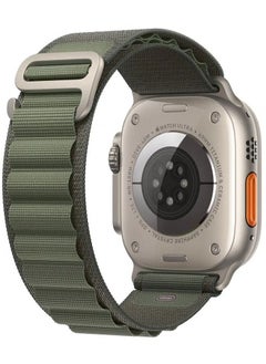 Alpine Loop Sport Nylon Band Strap for Apple Watch Ultra 49mm 45mm 44mm 42mm Alpine Loop Green