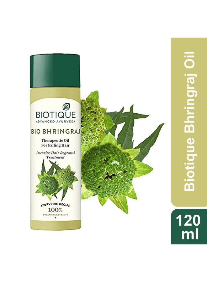 بيوتيك زيت بيوتيك بيو بهرنراج العلاجي لنمو الشعر ١٢٠ مل – زيت أيورفيدي لتقوية وتغذية الشعر - Image 1