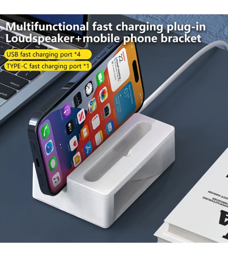 4 منافذ USB 3.0 هاب 25 واط محطة إرساء مكتبية توصيل وتشغيل، نقل بيانات عالي السرعة مع تأثير تضخيم، كابل تمديد للكمبيوتر متوافق مع الهواتف وسماعات الرأس وأجهزة USB-C - Image 5