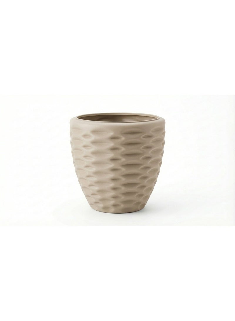 Diamond Chalet 30cm Planting Pot - Made of Polypropylene (Breeze) - Image 1