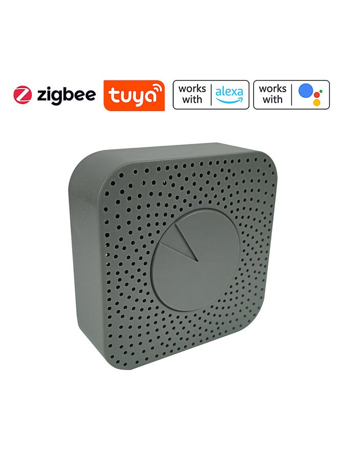 Generic Tuya ZigBee Intelligent Air Quality Monitor 5-in-1 Air Housekeeper HCHO/CO2/VOC/Temperature/Humidity Detector Support Remote APP Control Alarm Function  - Image 1