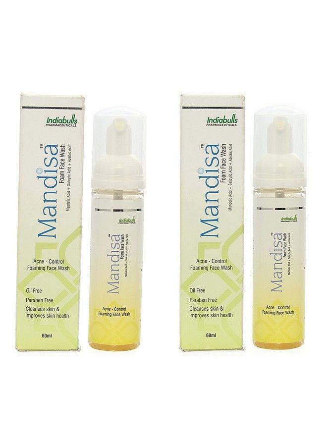 BREEMETIC Mandisa Acnecontrol Foaming Face Wash 60 Ml (Pack Of 2) - Image 1