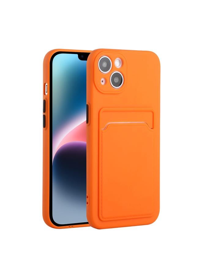 اس-توب جراب لهاتف iPhone 14 Plus بتصميم فتحة للبطاقات، جراب هاتف TPU مقاوم للصدمات - Image 1