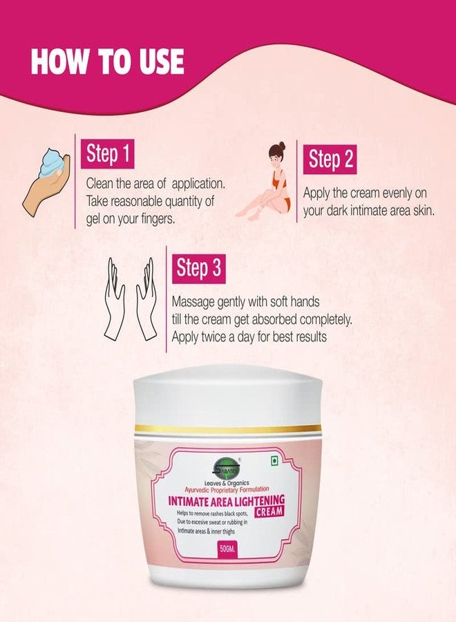 Sabates Intimate Area Lightening and Whitening Cream For Underarm, Bikini Area, Neck, Hip, Thigh, Intimate Area, Elbow Intense Dark Spot Removal | Intimate Cream For Men Women - Image 4