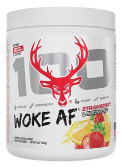 Bucked Up 100 WOKE AF PRE-WORKOUT Strawberry Lemonade 369g 30 Serving