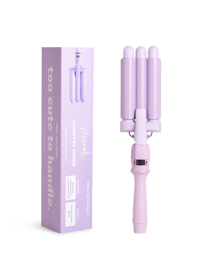 Mermade Hair Cutie Waver 22Mm - Lilac - Image 3