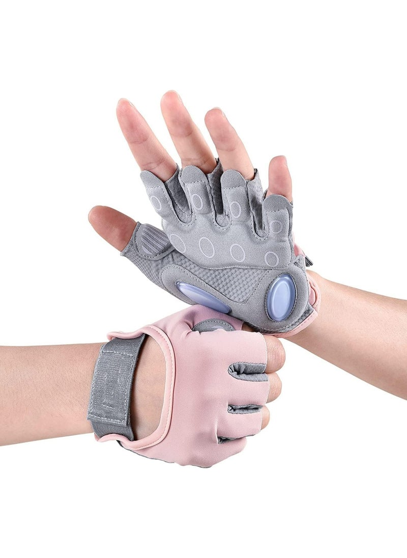 Oasisgalore - Women's Full-Finger Gym Gloves with Wrist Support, Size M, Anti-Slip Design - Image 1