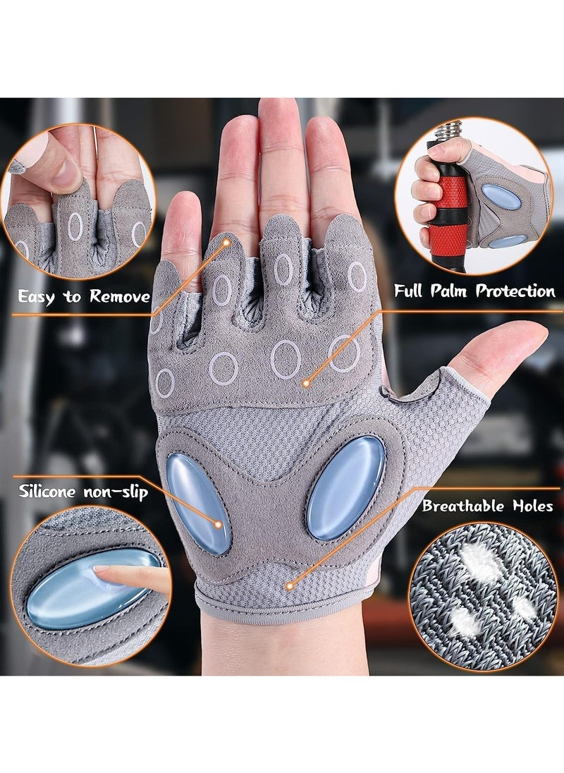 Oasisgalore - Women's Full-Finger Gym Gloves with Wrist Support, Size M, Anti-Slip Design - Image 1