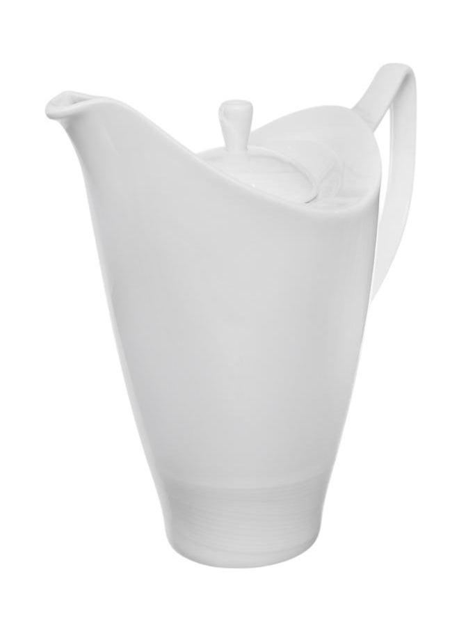 Royal Porcelain Royal Porcelain Coffee Pot with Lid Shape Silk 1.10 L White  - Image 1