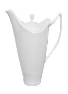 Royal Porcelain Coffee Pot with Lid Shape Silk 1.10 L White - pzsku/Z4E83C4F430BCDA1F50F5Z/45/_/1740583314/3ae3089e-5c6e-4c9b-b539-02b619f02896