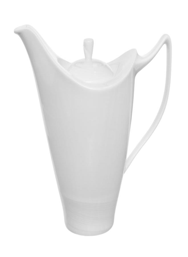 Royal Porcelain Royal Porcelain Coffee Pot with Lid Shape Silk 1.10 L White  - Image 2