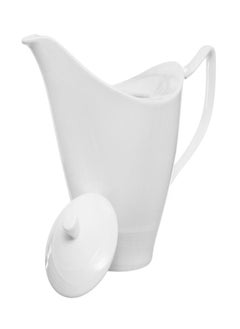 Royal Porcelain Coffee Pot with Lid Shape Silk 1.10 L White - pzsku/Z4E83C4F430BCDA1F50F5Z/45/_/1740583315/27bd3ca3-3260-4d9b-b894-aee174f9b1c6