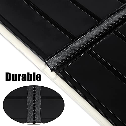 MUDOR Stamp Collecting Album, 2 Rows Pockets Stockbook for Collectors, 10 Sheets, Black - Image 4