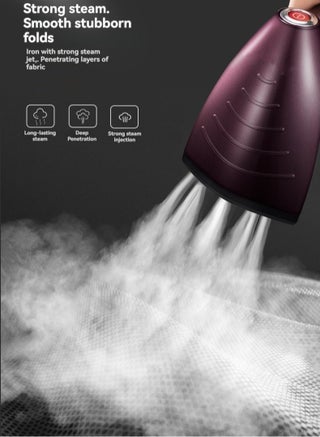 1640W Handheld Clothes Steamer 260ml Portable Steam Iron with Strong Penetrating 30g/Min - Water Bottle can be Connected(25mm) - view 5