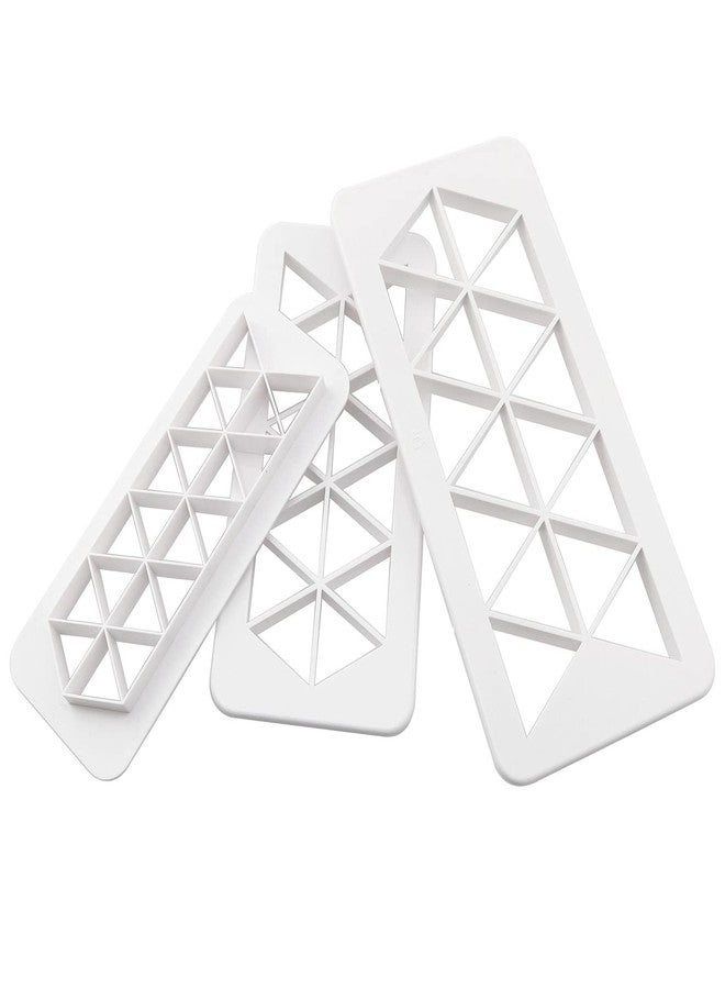 ZYAMY 3IN1 Triangle Cake Fondant Cutter Cookie Cutter Biscuit Cutter Cake Cutter Fudge Cake DIY Decorative Mould 3 Size - Image 2