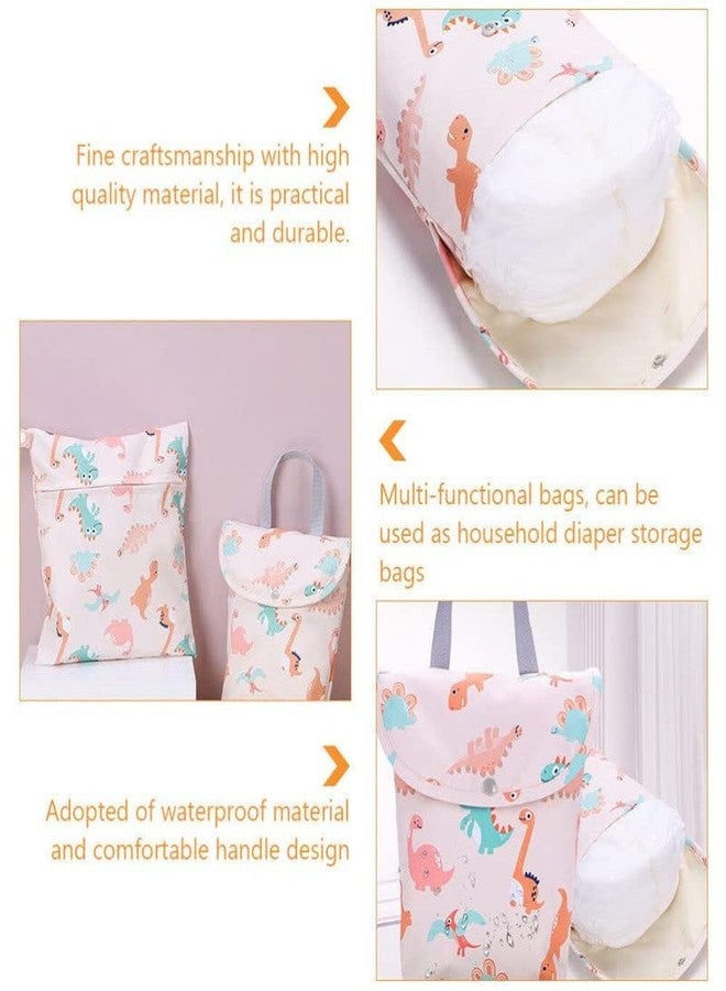 H K J House Baby Diaper Bags Maternity Bag Waterproof Wet Cloth Diaper Backpack Reusable Diaper Cover Dry Wet Bag for Mom Baby Care - Image 4