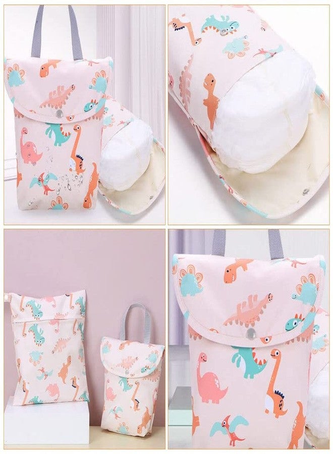 H K J House Baby Diaper Bags Maternity Bag Waterproof Wet Cloth Diaper Backpack Reusable Diaper Cover Dry Wet Bag for Mom Baby Care - Image 2