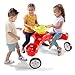 Simplay3 Boomerang Bike RideOn Trike Toy for Ages 155 Accommodates Up to 3 Kids Swivel Caster Wheels 32 x 32 x 195 Red - Image 4