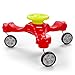 Simplay3 Boomerang Bike RideOn Trike Toy for Ages 155 Accommodates Up to 3 Kids Swivel Caster Wheels 32 x 32 x 195 Red - Image 2