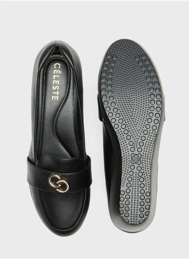 Celeste Close Toe Mid Heel Pumps