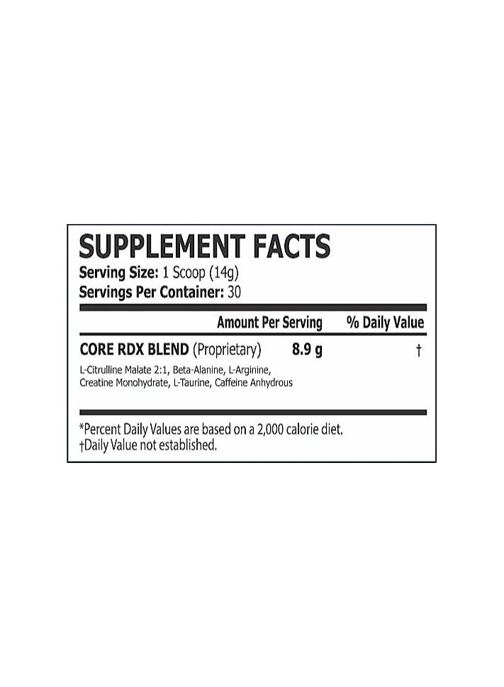 Core Champs RDX Pre-Workout Fruit Punch 420g
