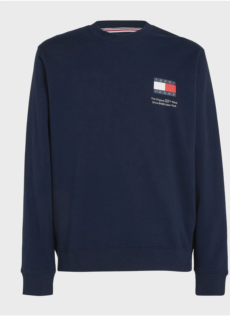 TOMMY JEANS Monogram Crew Neck Sweatshirt