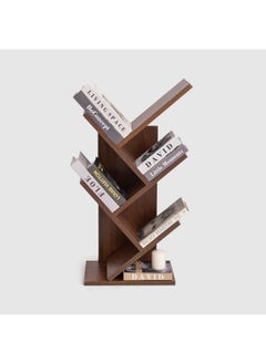 هوم تاون رف كتب هومزتاون جروف باللون البني – تخزين عصري لكتبك وزخارفك، الأبعاد H60 × W30 × D18.5 سم  - Image 1