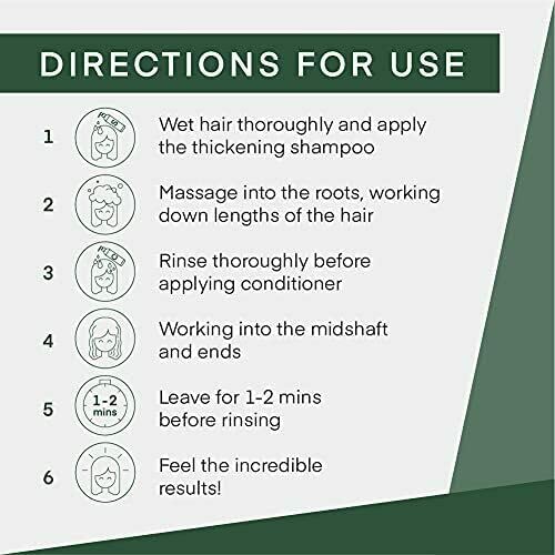 Cel Microstem Natural Hair Thickening Shampoo & Conditioner Set (2 x 8 fl oz) – Stem Cell Extract Anti Thinning Hair Loss Shampoo – Biotin Shampoo – Sulfate & Paraben Free - Suitable for Men & Women - Image 3