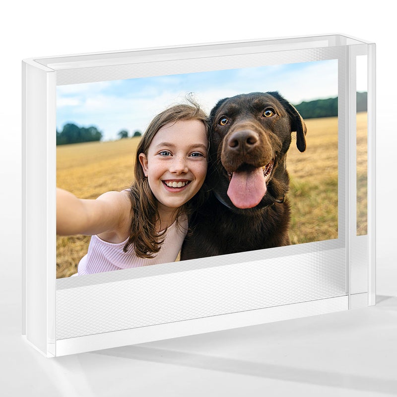 WINKINE Instax Frame  Acrylic Picture Frame for Instax Wide  2 Mini Film 108mm x 86mm Compatible with Format Cameras 300 210 200 Printers