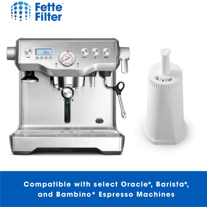 Fette Filter BES008WHT0NUC1 Replacement Water Filter Compatible with Breville Claro Swiss For Oracle, Barista & Bambino - Compare to Part # BES008WHT0NUC1 includes 2 Premium Replacement Cartridges. - Image 5