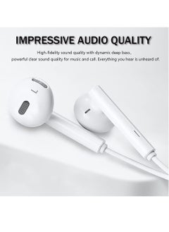 DUSALA Earbuds Headphones Wired Earphones with Microphone and Volume Control Compatible with I phone  - Image 2