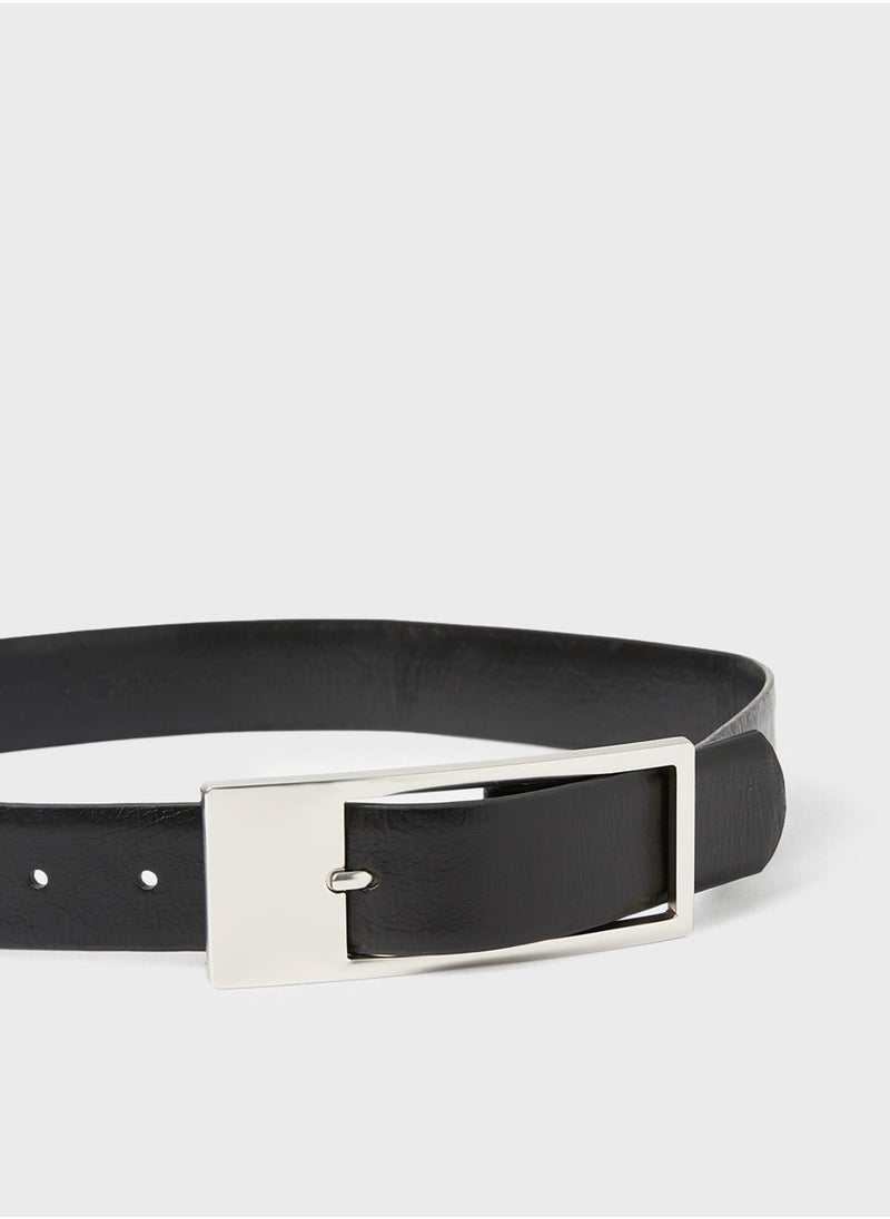 MANGO Faux Leather Belt  - Image 3