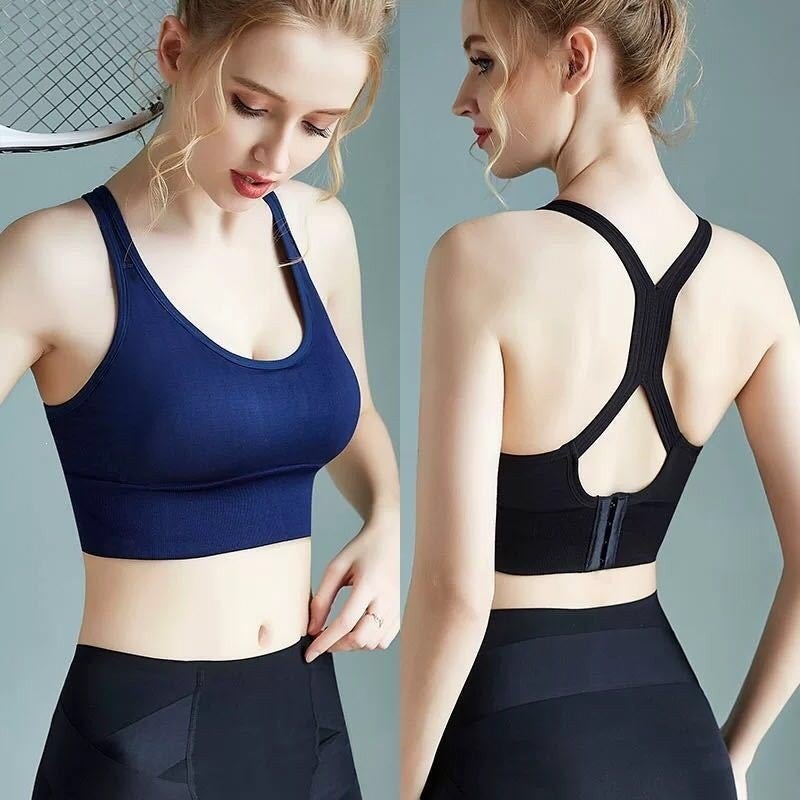 Plus Size Shockproof Sports Bra Racerback - Image 4