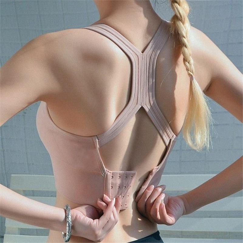 Plus Size Shockproof Sports Bra Racerback - Image 2