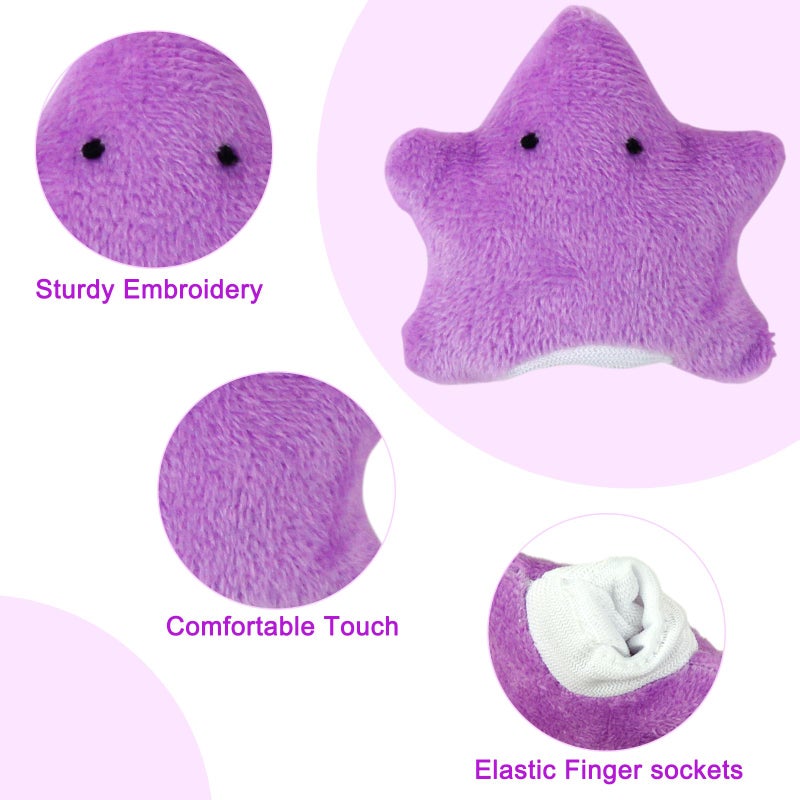 Sealive Finger Puppets for Toddlers 1-3, Animal Finger Puppets, Soft Plush Animal Toys for Storytelling, Educational Toy Set for Boys & Girls, Great for Home, School, Parties & Travel - Image 4