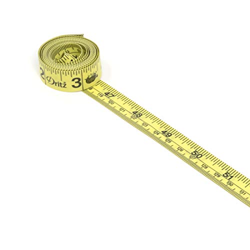 Dritz 5/8" x 60" Tape Measure, Inches and Centimeters, Yellow - Image 3