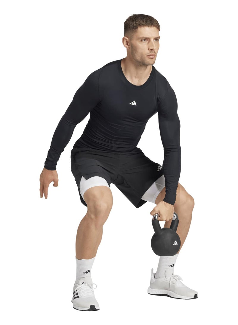 Adidas Techfit Compression Training Long Sleeve T-Shirt - Image 4