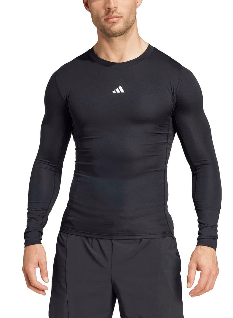 Adidas Techfit Compression Training Long Sleeve T-Shirt - Image 2