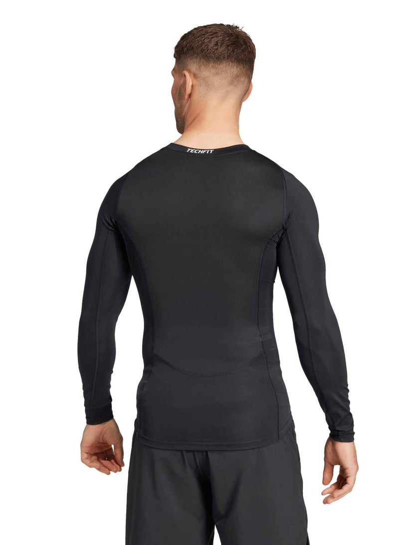 Adidas Techfit Compression Training Long Sleeve T-Shirt - Image 3