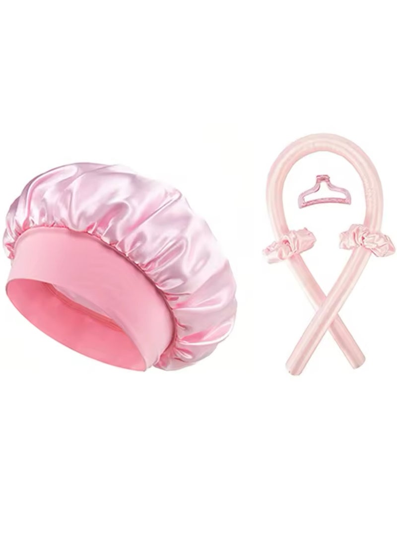 Generic Heatless Curling Rod Night Cap No Heat Ribbon Lazy Hair Curlers Headband Hair Rollers Sleeping Soft Headband Hair Styling Tools  - Image 5
