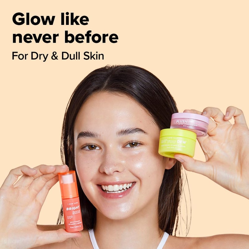 I DEW CARE مجموعة العناية بالبشرة I DEW CARE - حزمة فيتامين لتوهج البشرة | مجموعة العناية بالوجه Kbeauty، مرطبة، مضيئة، مجموعة توهج مرطبة، نباتية، بحجم السفر، مجموعات تجميل للفتيات المراهقات، هدايا للنساء، هدايا صغيرة - Image 2