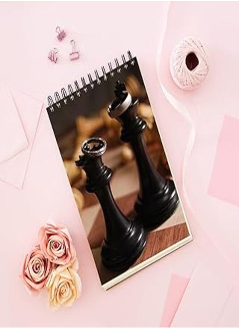 Notebook With Trendy design - Chess Wedding Ring