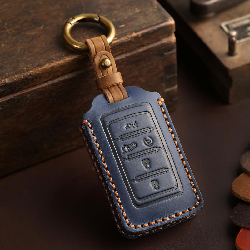 EASYANT Leather Key Fob Cover for Jeep - Image 5