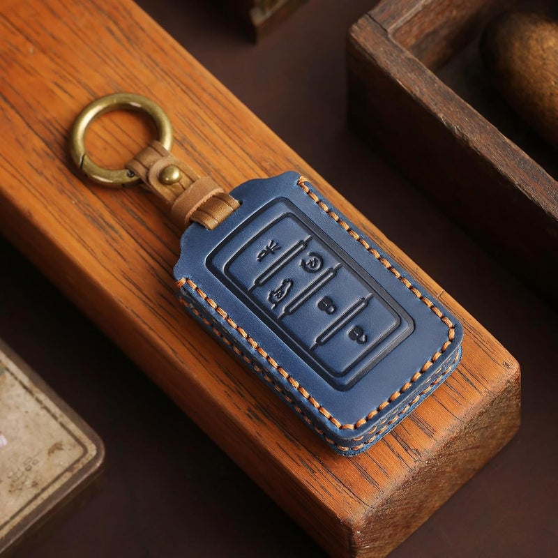 EASYANT Leather Key Fob Cover for Jeep - Image 4