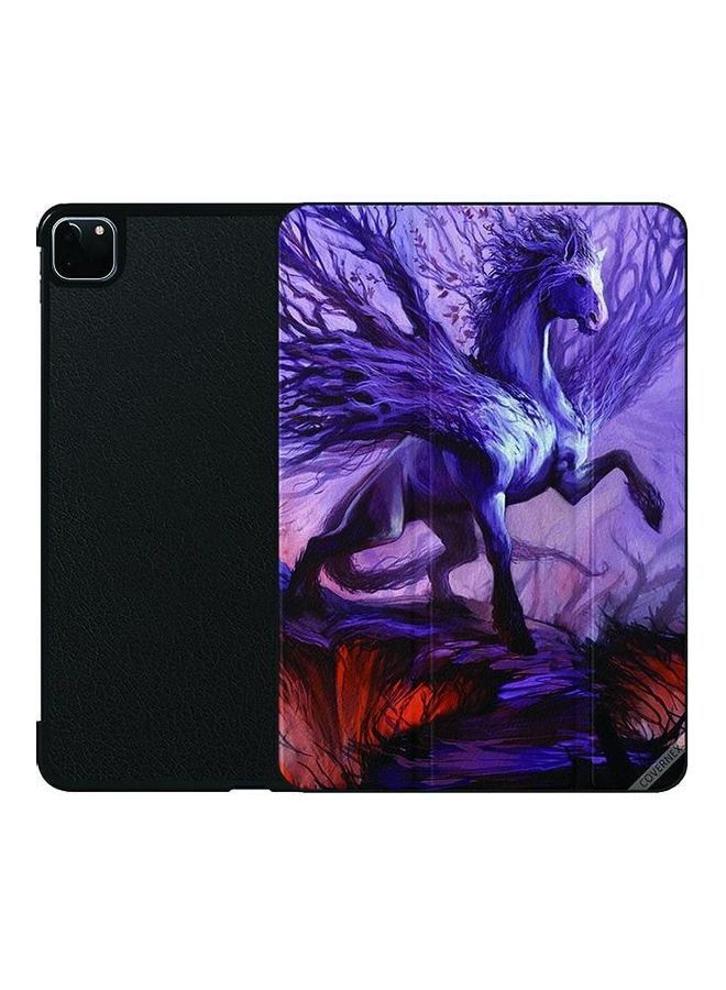 NIBEMINENT Dragon Horse Protective Case Cover For Apple iPad Pro 2nd Gen Multicolour - Image 2