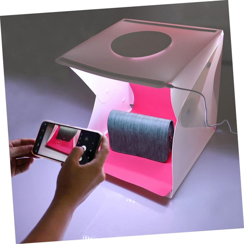 Portable Photography Light Box with Dual Color Backdrops Foldable Studio Tent - Image 3