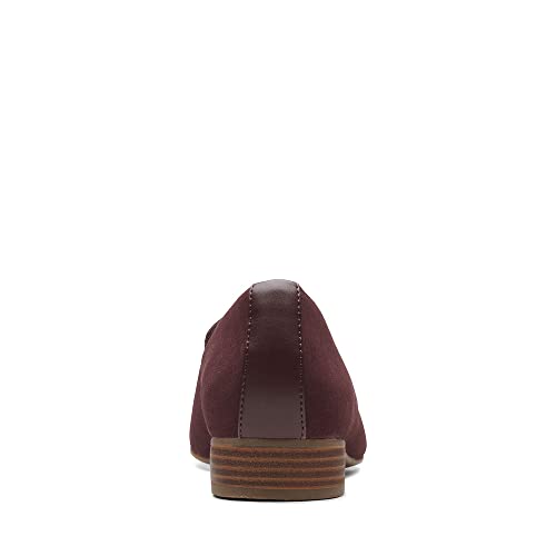 Clarks Women's Tilmont Step Loafer, Burgundy Suede, 7.5 - Image 4