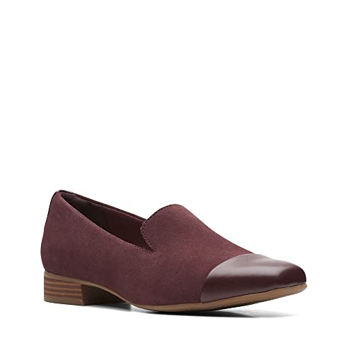 Clarks Women's Tilmont Step Loafer, Burgundy Suede, 7.5 - Image 2