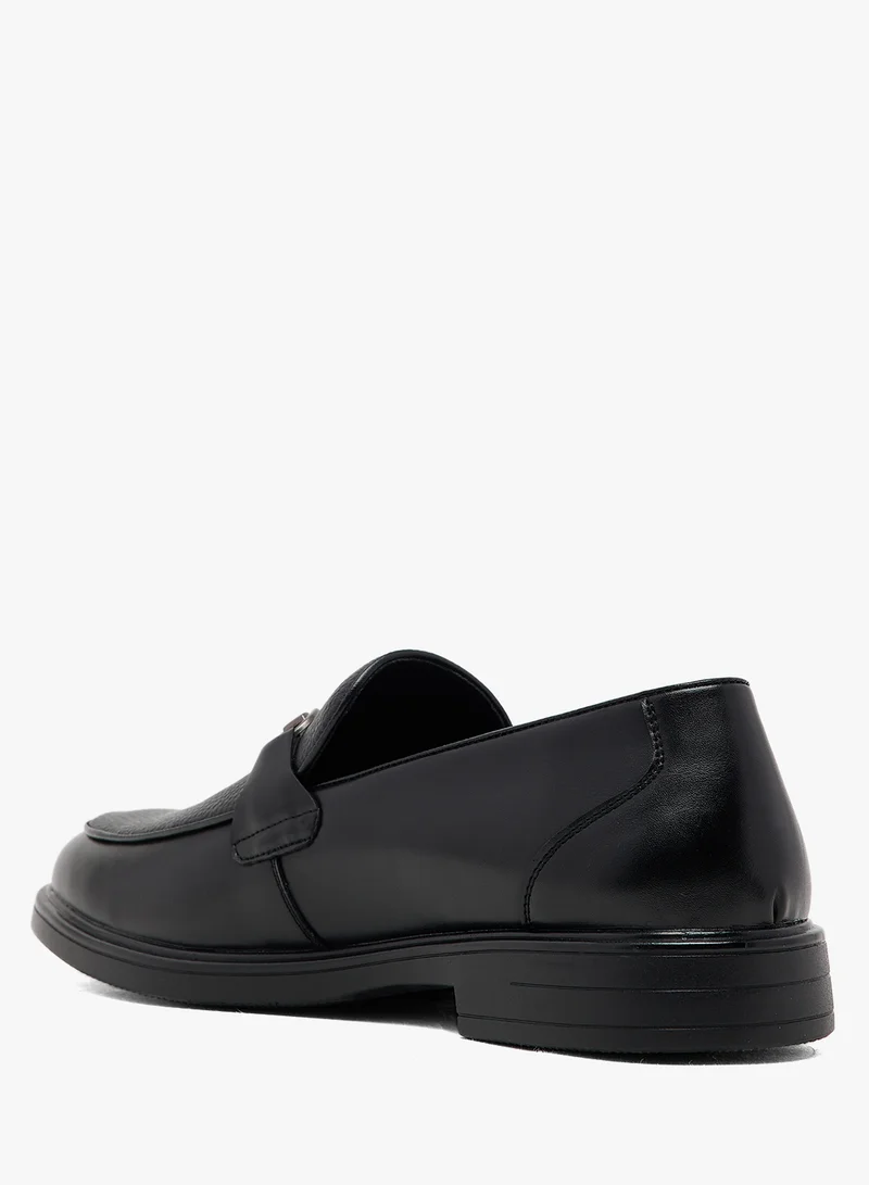 Robert Wood Buckle Detail Formal Slip Ons