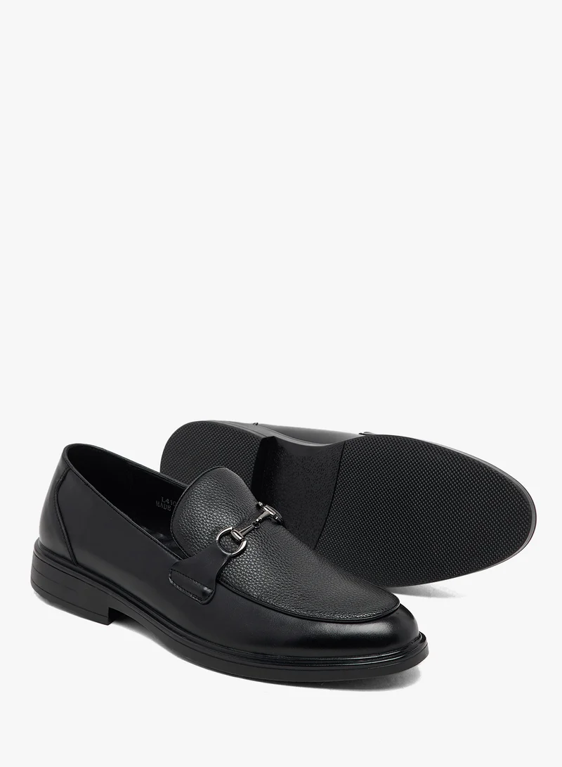 Robert Wood Buckle Detail Formal Slip Ons